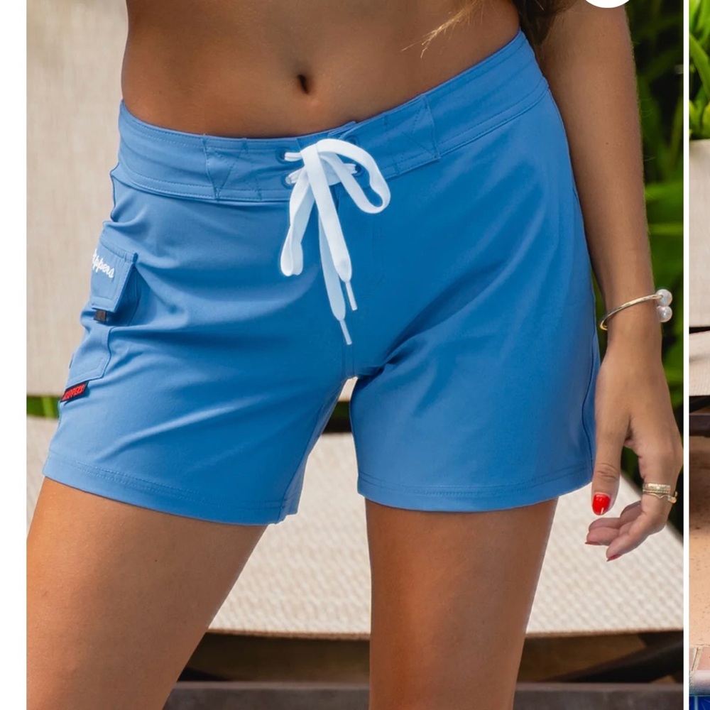 NWT Maui Rippers 5” Boardshorts Celestial Blue size 18